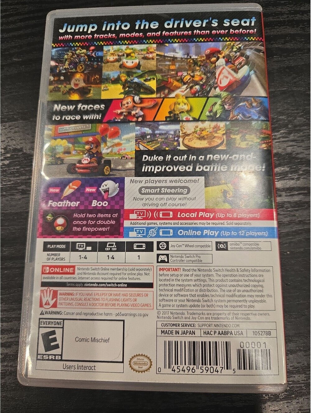 Mario Kart 8 Deluxe for Nintendo Switch - Case and Cartridge Included - Picture 4 of 5